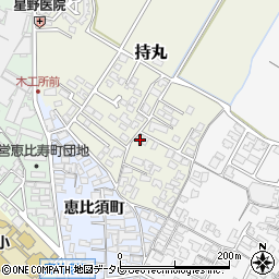 福岡県朝倉市持丸410-8周辺の地図