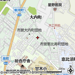 福岡県朝倉市大内町2140-1周辺の地図