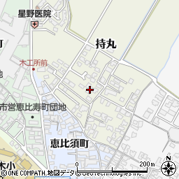 福岡県朝倉市持丸380-2周辺の地図