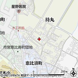 福岡県朝倉市持丸388-1周辺の地図
