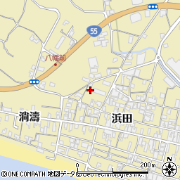 高知県安芸郡田野町2343周辺の地図