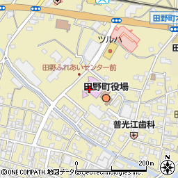 田野町立図書館周辺の地図