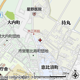福岡県朝倉市持丸438-8周辺の地図