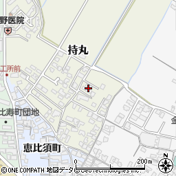 福岡県朝倉市持丸402-2周辺の地図