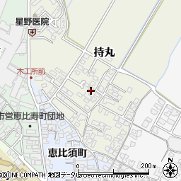 福岡県朝倉市持丸380-3周辺の地図