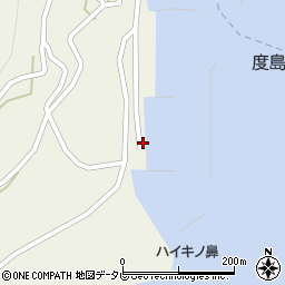 度島造水センター周辺の地図