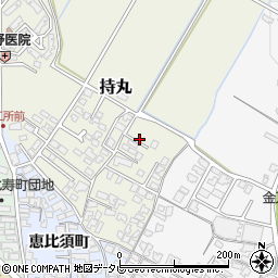 福岡県朝倉市持丸398周辺の地図