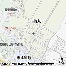福岡県朝倉市持丸380-4周辺の地図