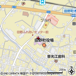 田野町　教育委員会事務局周辺の地図
