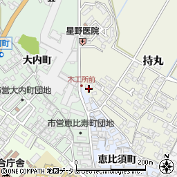 福岡県朝倉市持丸438-5周辺の地図