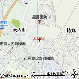 福岡県朝倉市持丸455-10周辺の地図