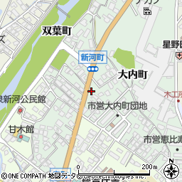 福岡県朝倉市大内町2120-8周辺の地図