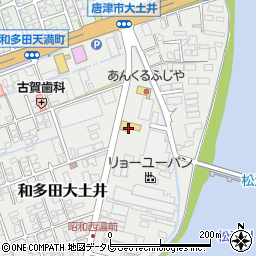佐賀日産唐津店周辺の地図