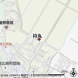 福岡県朝倉市持丸374周辺の地図