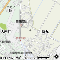 福岡県朝倉市持丸452周辺の地図