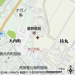 福岡県朝倉市持丸455-8周辺の地図