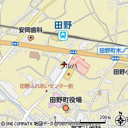高知銀行サンシャイン田野 ＡＴＭ周辺の地図