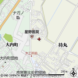 福岡県朝倉市持丸453-23周辺の地図