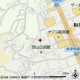佐賀県唐津市和多田西山周辺の地図
