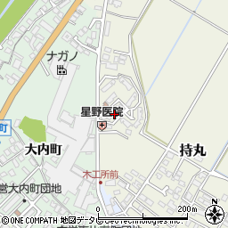 福岡県朝倉市持丸453-1周辺の地図