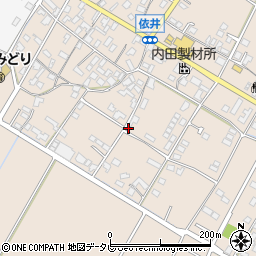 福岡県朝倉郡筑前町依井周辺の地図