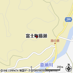 佐賀県佐賀市富士町大字藤瀬周辺の地図