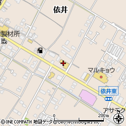 福岡ダイハツ販売甘木店周辺の地図