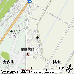 福岡県朝倉市持丸453-17周辺の地図