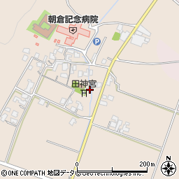 福岡県朝倉郡筑前町大久保周辺の地図