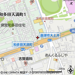 唐津生協会館周辺の地図