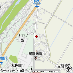 福岡県朝倉市持丸501-1周辺の地図