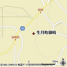 長崎県平戸市生月町御崎周辺の地図
