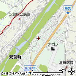 福岡県朝倉市新河町2196周辺の地図