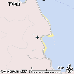 高知県須崎市浦ノ内下中山25周辺の地図