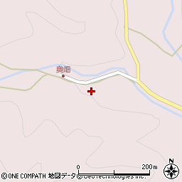 大分県中津市山国町中摩1979周辺の地図