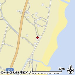大分県杵築市奈多877-1周辺の地図