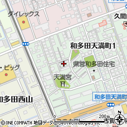 佐賀県唐津市和多田天満町2丁目8周辺の地図