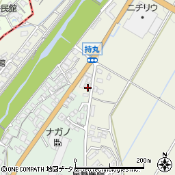 福岡県朝倉市持丸608-4周辺の地図