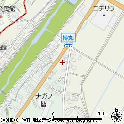 福岡県朝倉市持丸597-2周辺の地図