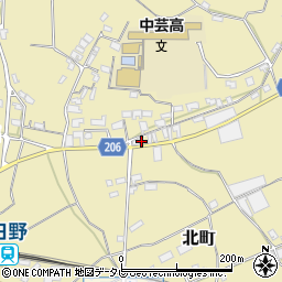 高知県安芸郡田野町975周辺の地図