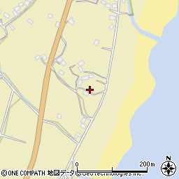 大分県杵築市奈多865-2周辺の地図