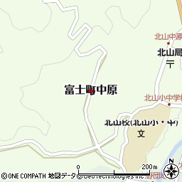 〒840-0534 佐賀県佐賀市富士町中原の地図