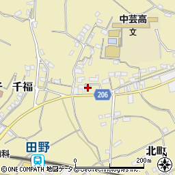 高知県安芸郡田野町1303周辺の地図