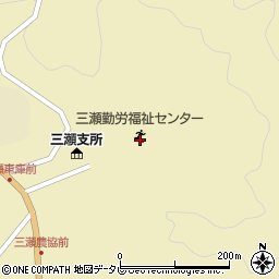佐賀市三瀬勤労福祉センター周辺の地図