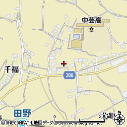 高知県安芸郡田野町1305周辺の地図