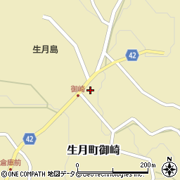長崎県平戸市生月町御崎308-1周辺の地図