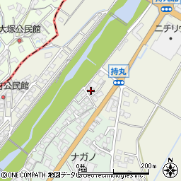 福岡県朝倉市持丸644-48周辺の地図