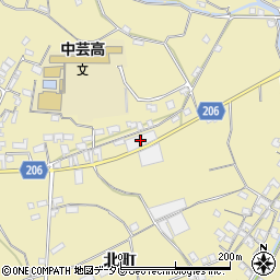 高知県安芸郡田野町992周辺の地図