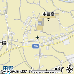 高知県安芸郡田野町1298周辺の地図
