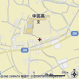 高知県安芸郡田野町1287周辺の地図